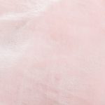 Coperta rosa pastello con frange
