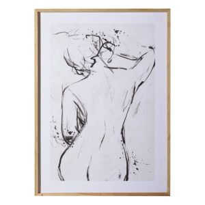 Quadro singolo francese disegno nudo