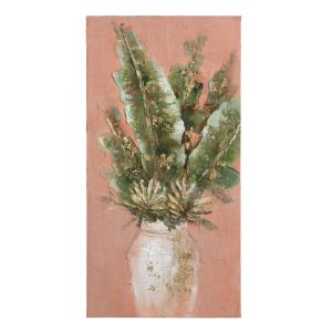 Dipinto astratto vaso di fiori