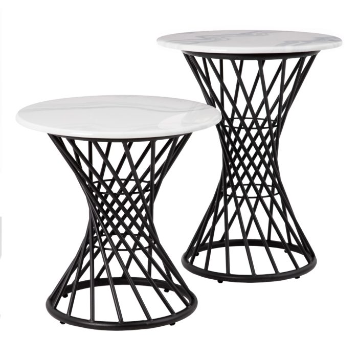 Tavolino ausiliario moderno geometrico