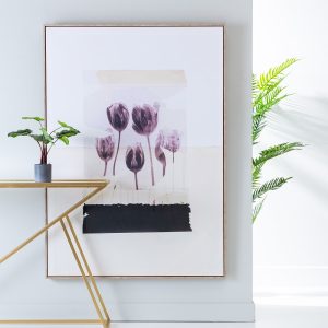 Quadro provenzale stampa tulipani