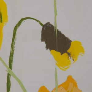 Quadro mazzo fiori gialli