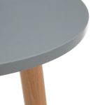 Tavolino basso naturale top grigio