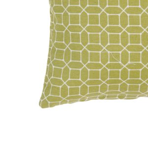 Cuscino verde cotone