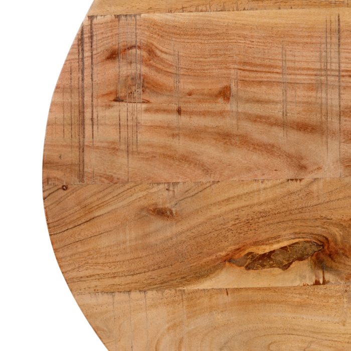Tavolo industrial in legno massello di acacia