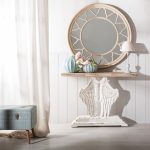Consolle shabby chic ali decapata
