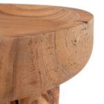 Tavolino naturale centro legno massello
