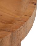 Tavolino naturale centro legno massello