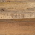 Consolle industrial mango e legno con ripiano