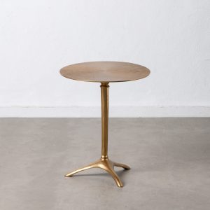 Tavolino elegante decorato color oro