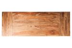 Tavolo in legno naturale con prolunghe a scomparsa