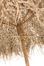 Ombrellone in fibra naturale e bamboo