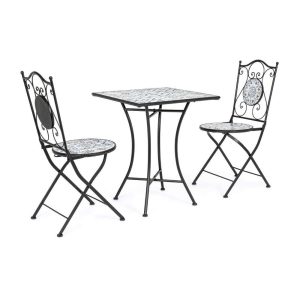 Set tavolo e sedie da giardino maioliche
