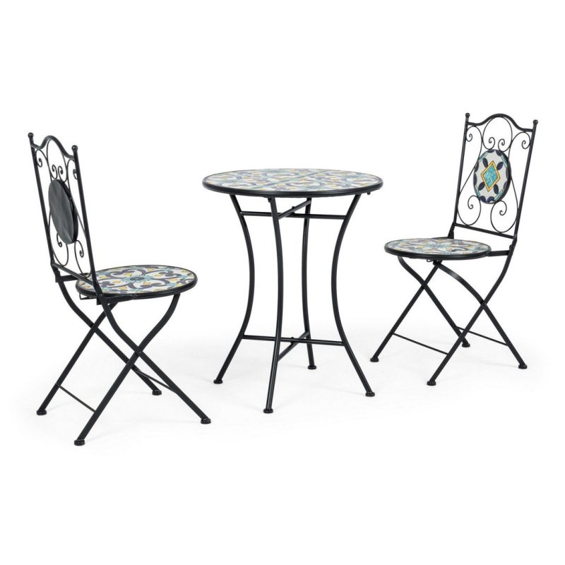 Set tavolo e sedie da giardino maioliche