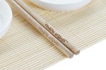 Sushi servizio 7 pz porcellana bamboo bianco